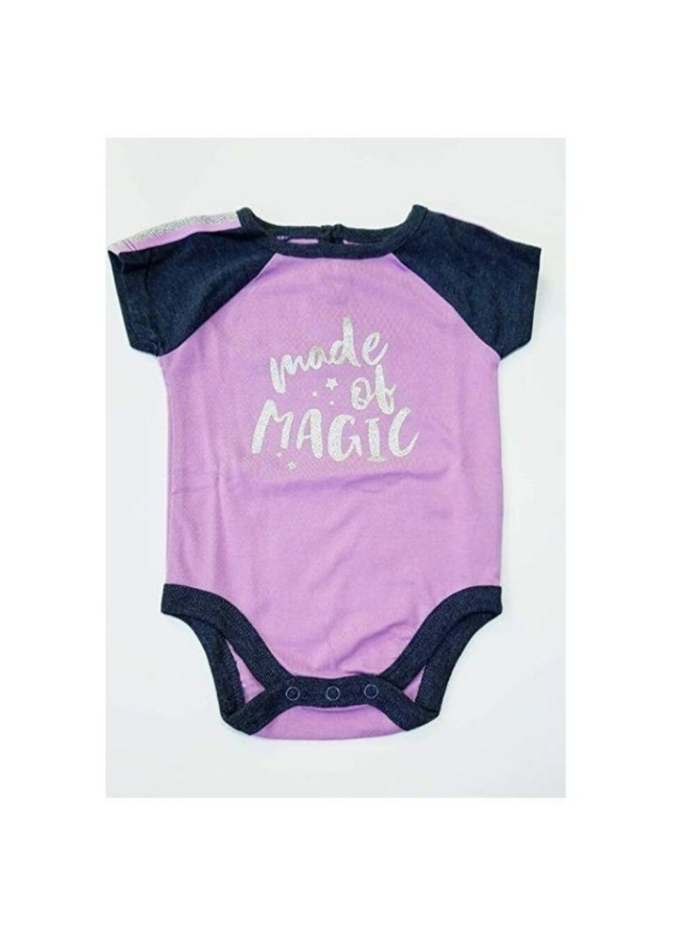 Garanimals Purple Blue Made of Magic Bodysuit 0-3 Mo LH7204